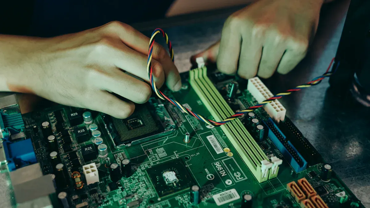 Estrutura e Componentes de uma Placa PCBA